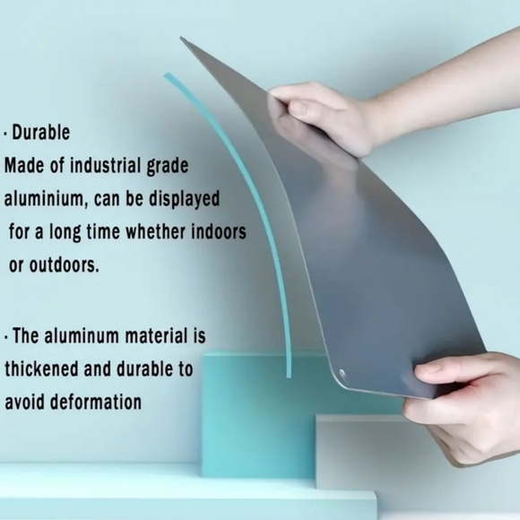 🆕️🆑️ Vintage Metal Sign | Indoor/Outdoor Cat Mom Gold, Blue, Black 8x12" - Picture 8 of 9